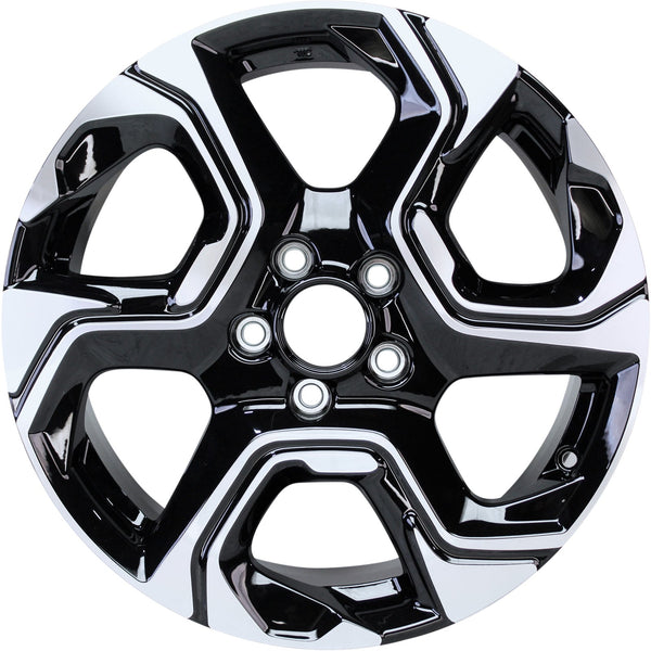 New Set of 4 Black Reproduction 2.75" Center Caps for Alloy Wheels from 2017-2020 Honda CR-V - Factory Wheel Replacement