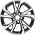 New Set of 4 Black Reproduction 2.75" Center Caps for Alloy Wheels from 2017-2021 Honda Civic - Factory Wheel Replacement