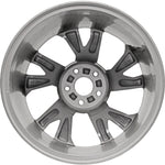 New 18" 2017-2021 Honda Civic Black Machine Bright Clearcoat Replacement Alloy Wheel