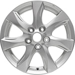 New 16" 2010-2012 Mazda 3 Silver Replacement Alloy Wheel - 64927 - Factory Wheel Replacement