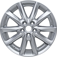 New 18" 2017-2018 Mazda 3 Silver Replacement Alloy Wheel - 64940 - Factory Wheel Replacement