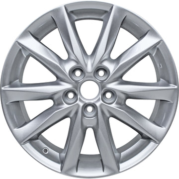 New 18" 2017-2018 Mazda 3 Silver Replacement Alloy Wheel - 64940