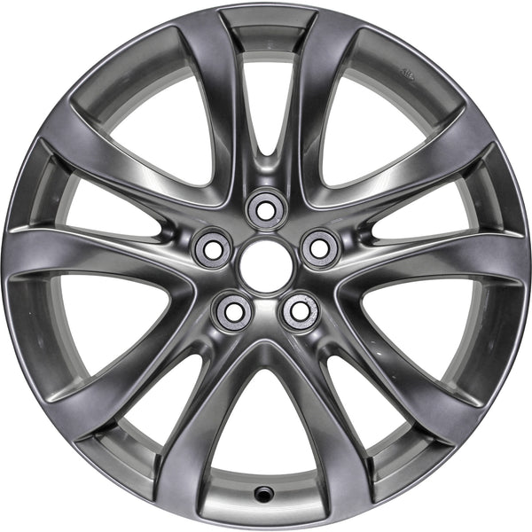 New 19" 2014-2017 Mazda 6 Replacement Hyper Silver Alloy Wheel - 64958 - Factory Wheel Replacement