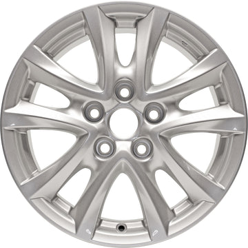 New 16" 2014-2018 Mazda 3 Silver Replacement Alloy Wheel - 64961