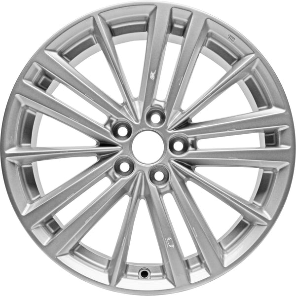 New 17" 2012-2016 Subaru Impreza All Silver Replacement Alloy Wheel - Factory Wheel Replacement