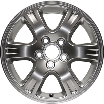 New 16" 2001-2007 Toyota Highlander Hyper Silver Replacement Wheel - 69397