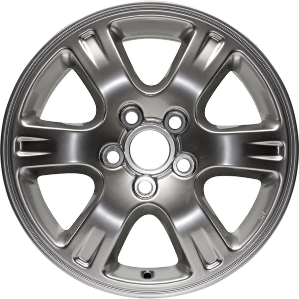 16" 2001-2007 Toyota Highlander Hyper Silver Replacement Wheel
