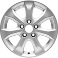 New 16" 2007-2011 Toyota Camry Replacement 7 Spoke Silver Alloy Wheel - 69495