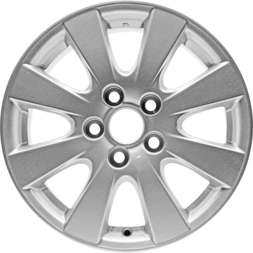 New 16" 2007-2011 Toyota Camry 8 Spoke Silver Replacement Alloy Wheel - 69496