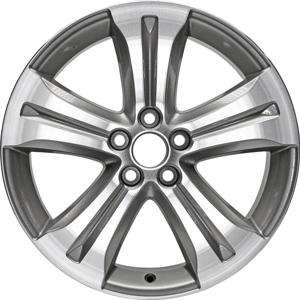 19" 2008-2013 Toyota Highlander Grey Machined Replacement Wheel