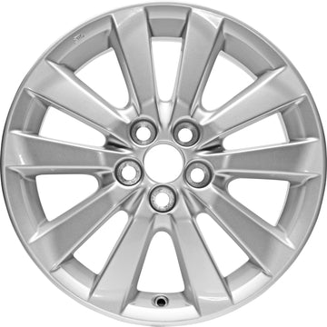 New 16" 2009-2010 Toyota Corolla Silver Replacement Alloy Wheel - 69544