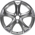 20" 2009-2015 Toyota Venza Replacement Hyper Silver Alloy Wheel
