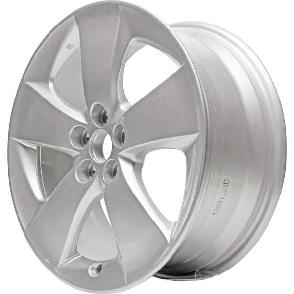 17" 2010-2015 Toyota Prius Silver Factory Alloy Wheel