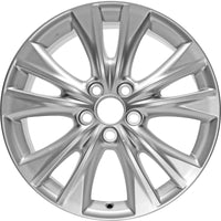 New 18" 2013-2015 Toyota RAV4 Silver Replacement Alloy Wheel