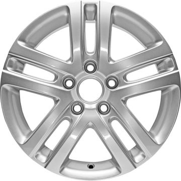 New 16" 2005-2018 Volkswagen Jetta All Silver Replacement Alloy Wheel - 69812