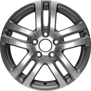 New 16" 2005-2018 Volkswagen Jetta Machine Grey Replacement Alloy Wheel - 69812