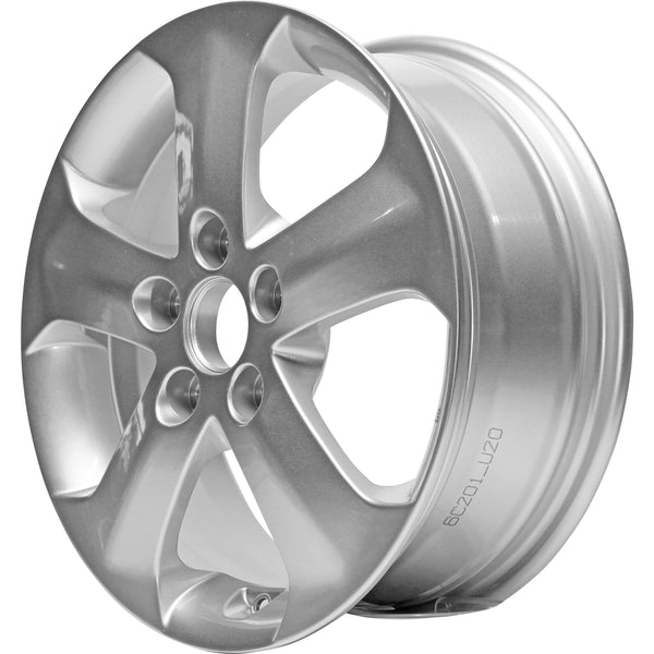 New 16" 2007-2010 Hyundai Elantra Silver Replacement Alloy Wheel - 70740 - Factory Wheel Replacement