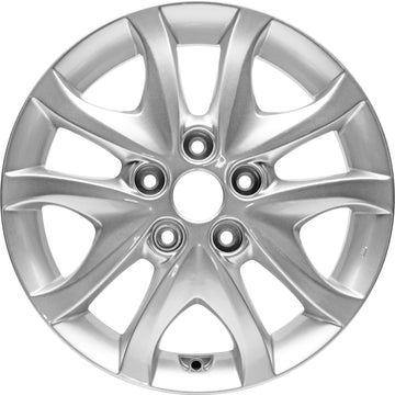 New 16" 2009-2012 Hyundai Elantra Silver Replacement Alloy Wheel - 70777
