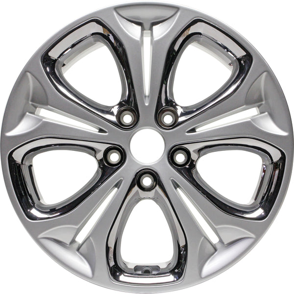 New 17" 2013-2015 Hyundai Elantra Replacement Alloy Wheel - 70838 - Factory Wheel Replacement