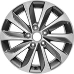 New 17" 2015-2017 Hyundai Sonata Replacement Alloy Wheel - 70877 - Factory Wheel Replacement