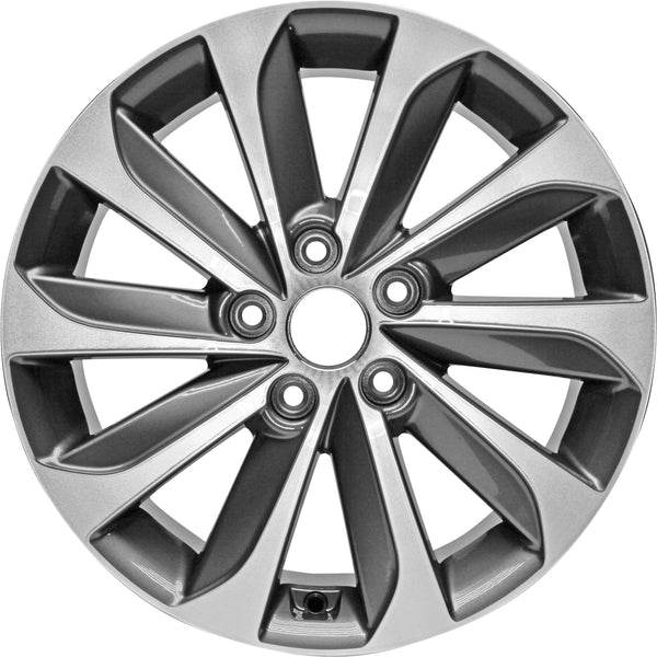 New 17" 2015-2017 Hyundai Sonata Replacement Alloy Wheel - 70877 - Factory Wheel Replacement