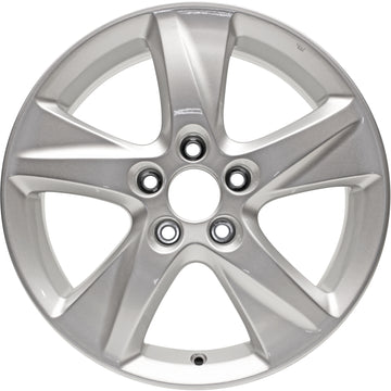 New 17" 2009-2014 Acura TSX All Silver Replacement Alloy Wheel - 71781