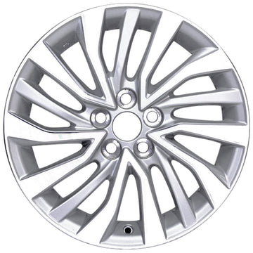 New 16" 2017-2019 Toyota Corolla Machine Silver Replacement Alloy Wheel - 75207