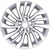16" 2017-2019 Toyota Corolla Machine Silver Replacement Alloy Wheel