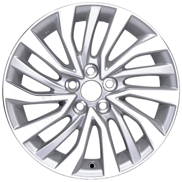 16" 2017-2019 Toyota Corolla Machine Silver Replacement Alloy Wheel