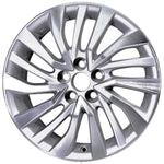 16" 2017-2019 Toyota Corolla Machine Silver Replacement Alloy Wheel