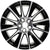 19" 2017-2019 Toyota Highlander SE Machined and Black Replacement Alloy Wheel
