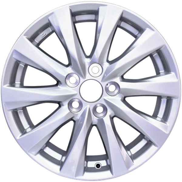 17" 2018-2020 Toyota Camry Silver L & LE Replacement Alloy Wheel