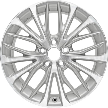 New 18" 2018-2020 Toyota Camry Machine XLE Silver Replacement Alloy Wheel - 75221