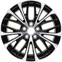 18" 2018-2020 Toyota Camry SE Machine Black Replacement Alloy Wheel