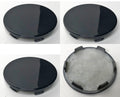 New Set of 4 Black Reproduction 2.75" Center Caps for Alloy Wheels from 2016-2021 Honda Civic