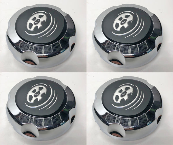 New Reproduction Set of 4 Center Caps for Ford Explorer 3450 Alloy Wheels - BC-551JU85 - Factory Wheel Replacement