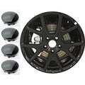 New Reproduction Set of 4 Center Caps for Dodge Journey Black Alloy Wheels - BC-C-1270U45