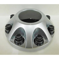 New Reproduction Chrome Center Cap for 8 Lug Alloy Wheel from 2011-2018 GMC Sierra 2500 / 3500 Trucks - Factory Wheel Replacement