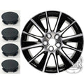 New Reproduction Set of 4 Center Caps for Toyota Highlander Alloy Wheels