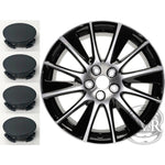 New Reproduction Set of 4 Center Caps for Toyota Highlander Alloy Wheels - Factory Wheel Replacement