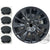 New Reproduction Set of 4 Center Caps for Toyota Highlander Alloy Wheels - Factory Wheel Replacement
