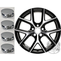 New Reproduction Set of 4 Center Caps for Toyota RAV4 Alloy Wheels - BC-P001U85 - Factory Wheel Replacement