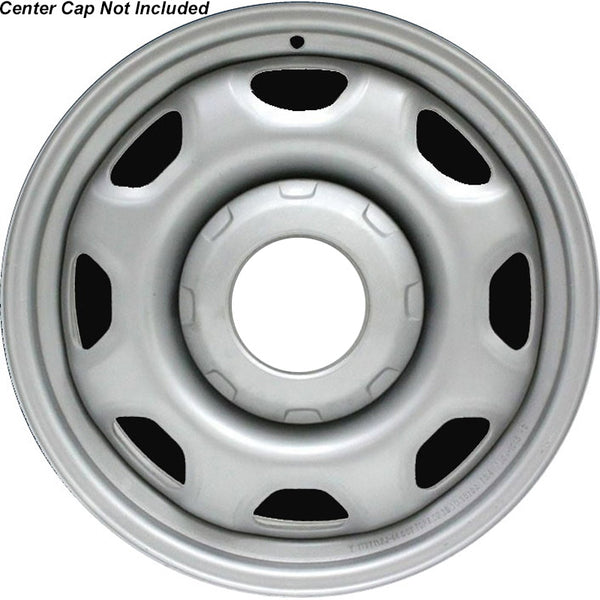 17" 2010-2022 Ford F-150 Reconditioned OEM Silver Steel Wheel - AL3Z-1015-B