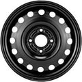 New 15" 2011-2019 Ford Fiesta Black Replacement Steel Wheel - 3869