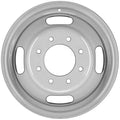 New 16" 2001-2007 Chevrolet Silverado 3500 DRW Silver Replacement Dually Steel Wheel