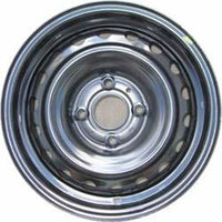 New 15" Replacement 2007-2012 Nissan Sentra Black Steel Wheel 