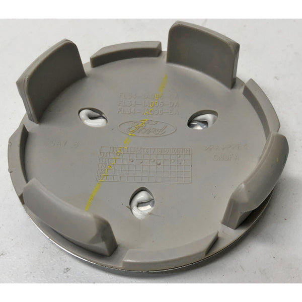 Used 2015-2022 Ford OEM Center Cap - FL34-1A096-CA, FL34-1A096-DA, FL34-1A096-EA, 2.5" Diameter - Factory Wheel Replacement