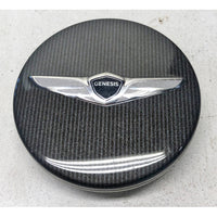 Used Factory OEM 2015-2019 Hyundai Genesis Button Center Cap 2 5/16" Diameter - 52960-B1000 - Factory Wheel Replacement