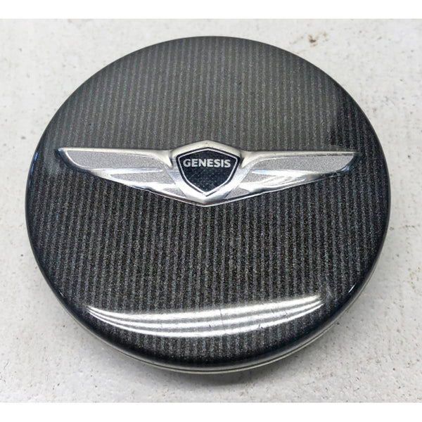 Used Factory OEM 2015-2019 Hyundai Genesis Button Center Cap 2 5/16" Diameter - 52960-B1000 - Factory Wheel Replacement