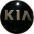 Used Factory OEM KIA Center Cap 2.25" Diameter Black and Chrome 52960-3W200, 52960-2T500, 52960-4C700 - Factory Wheel Replacement